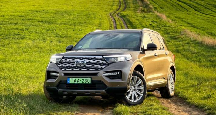 Amerikából jöttem! - Ford Explorer Platinum 3.0l EcoBoost PHEV AWD